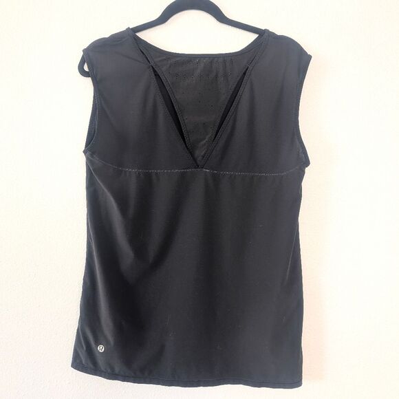 Lululemon Run: Light As Air Sleeveless Black Size 8 - Picture 5 of 7